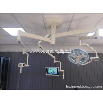 Surgical hollow lamp with camera system